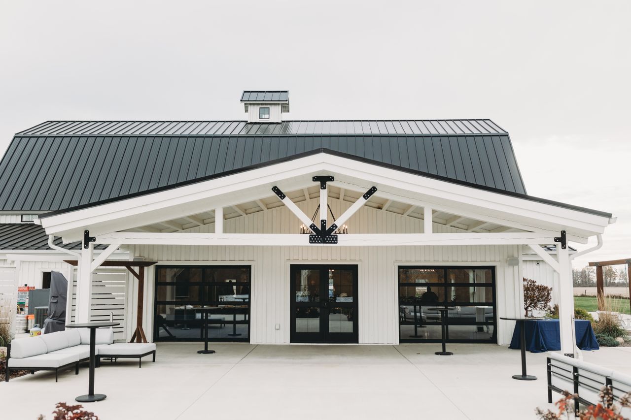 A rustic barn venue perfect for weddings and events, located in Indiana.